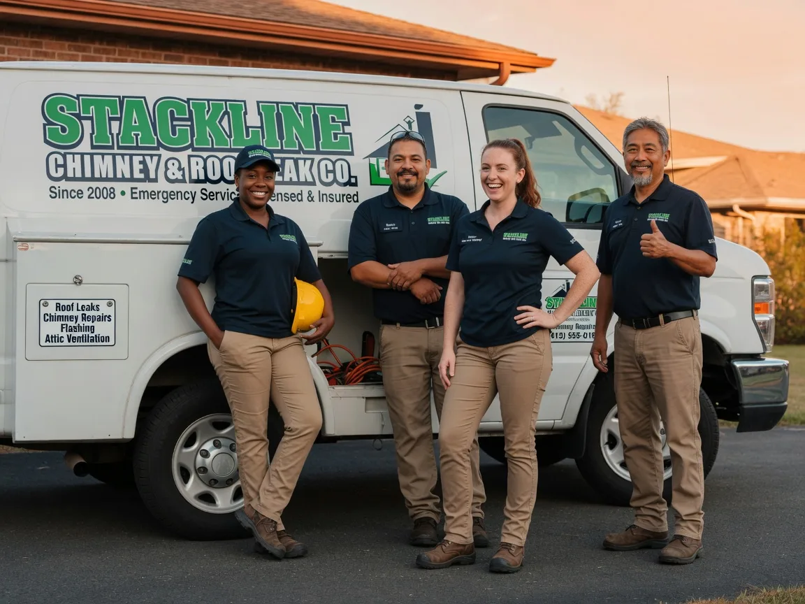 Chimney flashing repair company in Peoria, IL